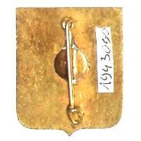 Chevreuil (aviso-dragueur 1939-59)  FNFL , 31x37, croix de Lorraine, chevreuil bleu sur "CV" entrelacés