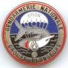 Escadron Parachutiste d'Intervention de la Gendarmerie Nationale / Groupe Plongeurs, translucide, poinçon