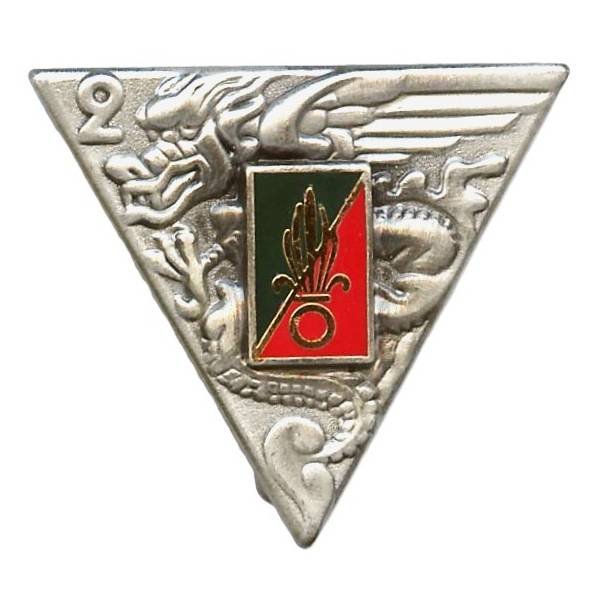 2° Régiment Etranger Parachutiste , grenade dorée, tirage 2001