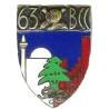 63° Bataillon de Chars de Combat du Levant , salamandre, cèdre et mosquée blanche , attache renforcée de soudure