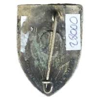 63° Bataillon de Chars de Combat du Levant , salamandre, cèdre et mosquée blanche , attache renforcée de soudure