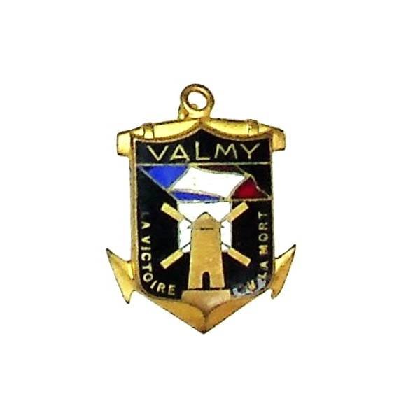 Valmy  (contre-torpilleur 1930-42) , la victoire ou la mort, moulin porte noire sommé d'un drapeau tricolore