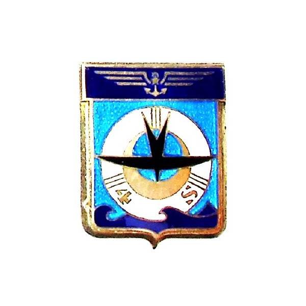 En argent , Escadrille 4 S ou 5 S (1947-63) , bouée blanche chargée d'une hirondelle noire