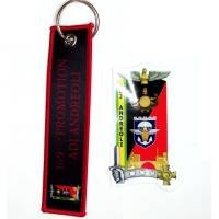369° Promo ENSOA  Adjudant Andreoli , 5° Bataillon , porte-clefs en tissu + autocollant