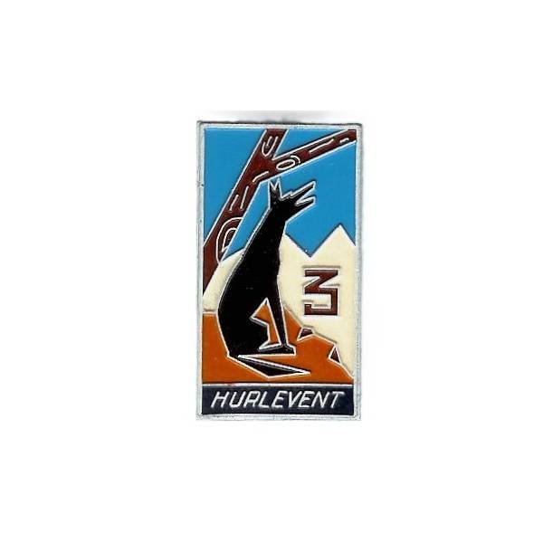 GJF 7 / Groupe 3  "hurlevent" , loup noir, aluminium peint