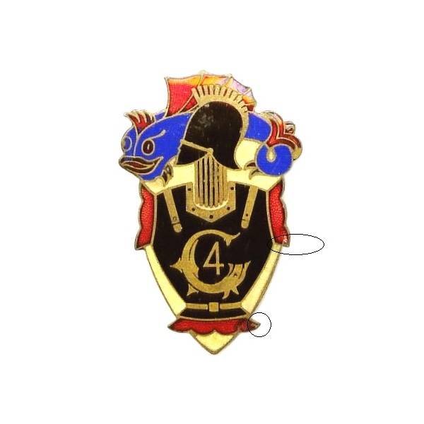 4° Régiment du Génie , modèle 39, éclats d'émail