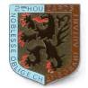 2° Régiment de Hussards , lion noir debout  , résine