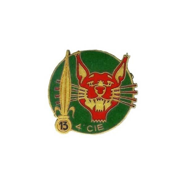 13° DBLE / 4° Compagnie , tête de lynx