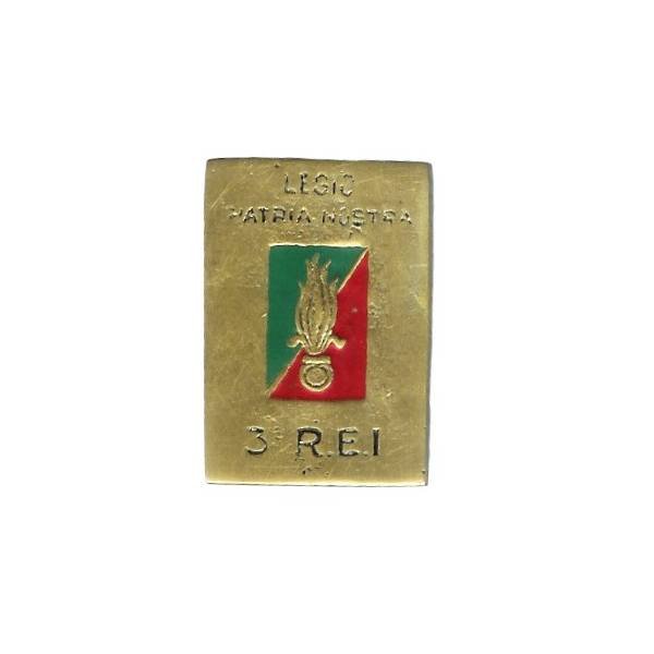 3° Régiment Etranger d'Infanterie , grenade gravée, moulage Augis
