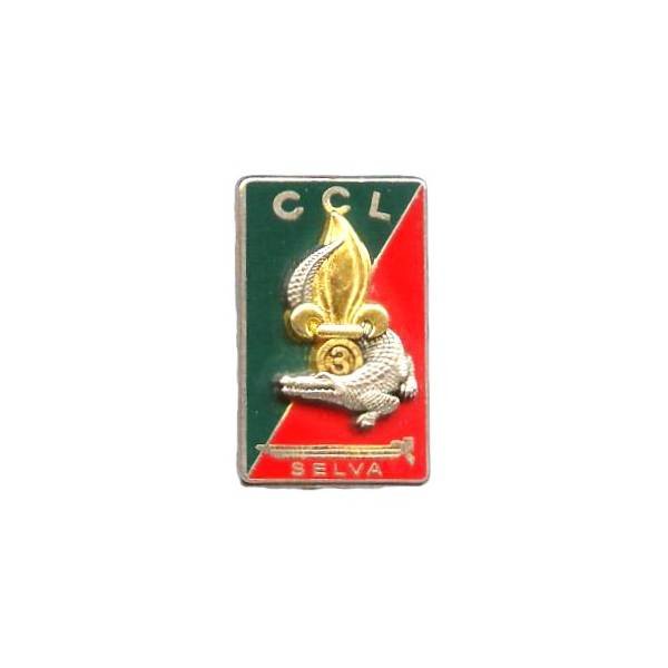 3° Régiment Etranger d'Infanterie / Compagnie de Commandement et Logistique , caïman, vert / rouge  , SELVA