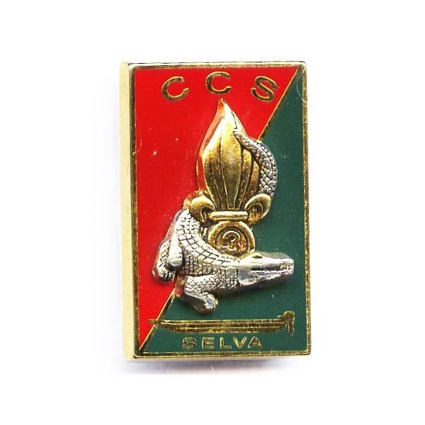 3° Régiment Etranger d'Infanterie / Compagnie de Commandement et des Services , type 2, caïman , rouge sur vert
