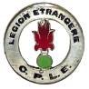 Compagnie de Pionniers de la Légion Etrangère (1° Régiment Etranger) , estampé, peint, 2 anneaux ressoudés