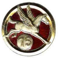 75° Régiment d'Artillerie , boléro rond , réserve