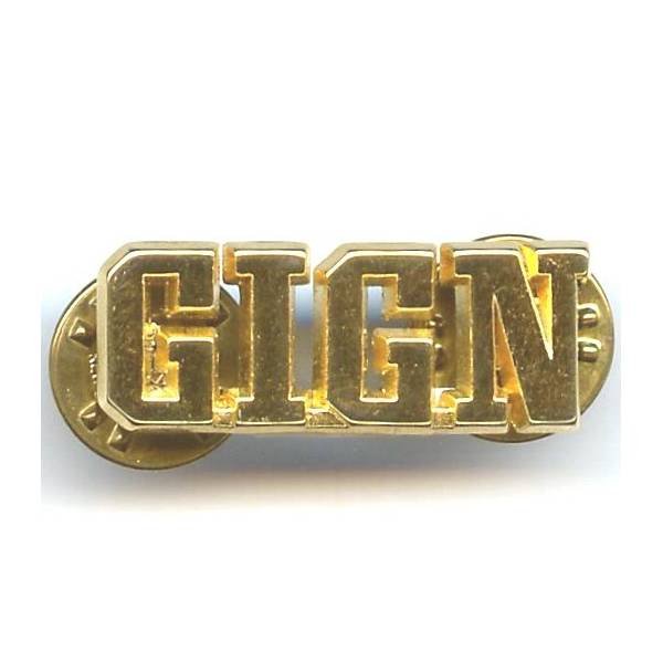 Groupe d'Intervention de la Gendarmerie Nationale , barette, attache "pin's"