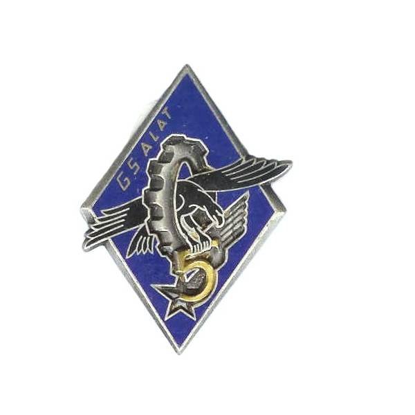 5° Groupement de Soutien de l'Aviation Légère de l'Armée de Terre , aigle noir dans roue dentée