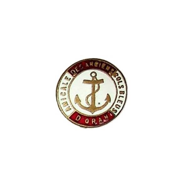 Amicale des Anciens Cols Bleus d'Oran , émail, 17 mm