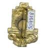 13° DBLE, grenade gravée, vert / rouge, retirage 76