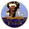 Bisson (aviso-dragueur 1947-66), rond, ciel bleu