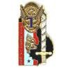 75° Promo Sergent-Chef Resclauze (EA Transmissions) , parachutiste, carte d'Indochine