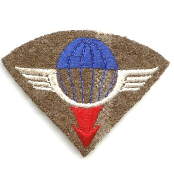 GLA , insigne de bras en tissu, fond kaki