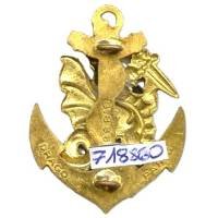 8° Régiment de Parachutistes Coloniaux , dos lisse doré