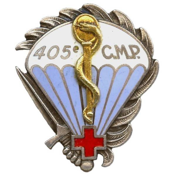 405° Compagnie Médicale Parachutiste , avec sigle