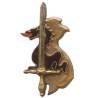 Promotion Indochine (Ecole Spéciale Militaire Inter-Armes) , dragon noir sur carte d'Indochine, dos estampé
