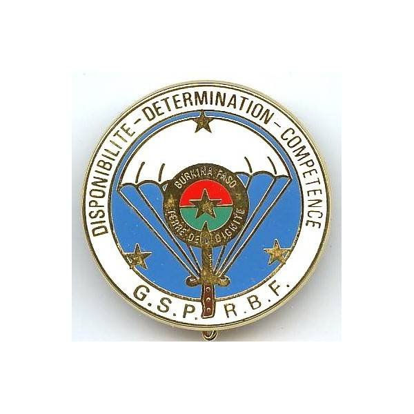 GSPR / Mission Burkina Faso, sigle GSP RBF