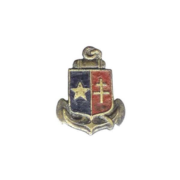 9° Division d'Infanterie Coloniale / Intendance , métal coulé peint
