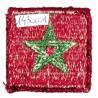 4° Division Marocaine de Montagne , tissu brodé, 44 mm