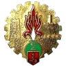 2° Régiment Etranger d'Infanterie / 4° Compagnie Mixte Portée , émail, retirage