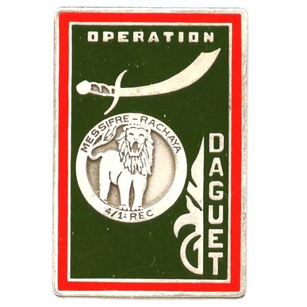 1° Régiment Etranger de Cavalerie / 4° Escadron  Opération Daguet , sans bordure