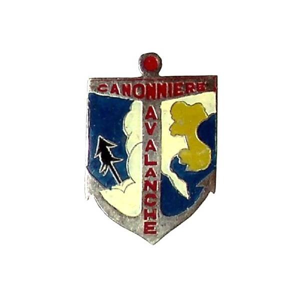 Avalanche (canonnière fluviale 1928-45) , carte indochine, épingle dans petit ressort