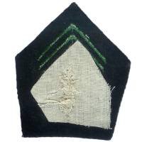 Patte de col , grenade canetille, 3 chevrons