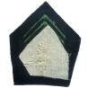 Patte de col , grenade canetille, 3 chevrons