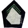 Patte de col , grenade canetille, 3 chevrons
