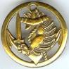 Insigne bérêt paras coloniaux, doré, type 2