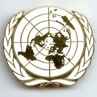 Planisphère blanche ONU,...