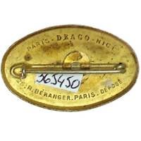 Base  Aérienne 181  Ivato   Madagascar , zébu chargeant, hexagone rouge dans un ovale bleu