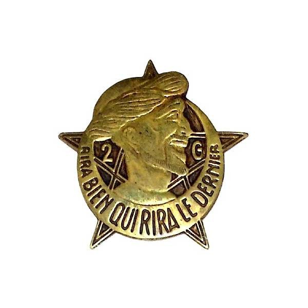 2° Groupement de Tabors Marocains , "rira bien qui rira le dernier", tout bronze peint, dos lisse plat