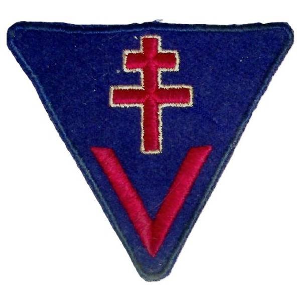 Maquis / FFI , Armée Secrète Savoie / Haute Savoie  1944 , brodé sur feutre et tissu