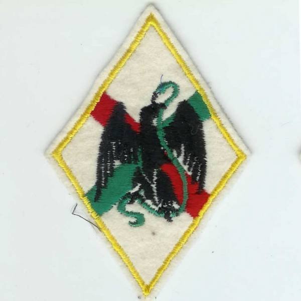 1° Régiment Etranger, tissu brodé 72x105 environ