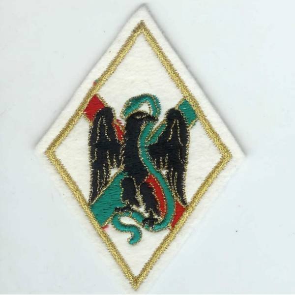 1° Régiment Etranger, tissu brodé 76x107 environ