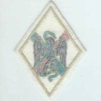 1° Régiment Etranger, tissu brodé 76x107 environ