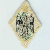 1° Régiment Etranger, tissu brodé 62x82 environ