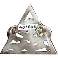 En argent , 3° Escadrille du 1 / 41, dragon sur triangle, 28 mm