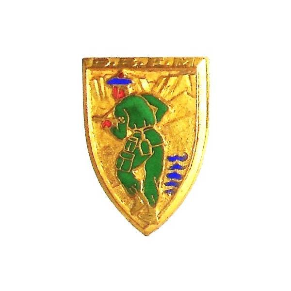 Demi Brigade de Fusiliers Marins , écu, doré, dos vaguelé