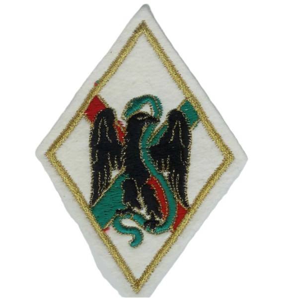 1° Régiment Etranger, tissu brodé 76x107 environ
