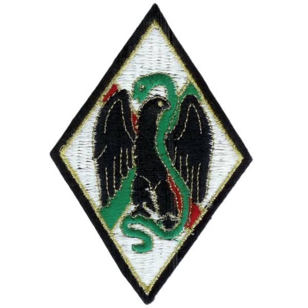 1° Régiment Etranger, tissu brodé 70x117 environ