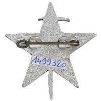 GJF 10 / Section d'Eclaireurs Skieurs , piolet dans une étoile bleue, aluminium peint